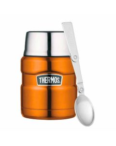 Thermos - Stainless King Food Flask With Folding spoon 470 m
