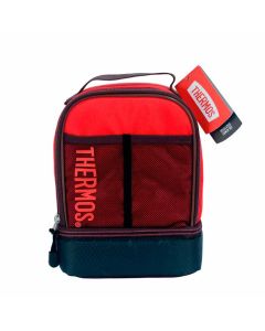 Thermos-Sport Mesh Dual Lunch kit - Maroon/red