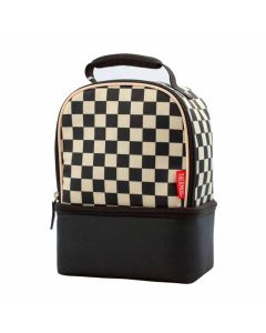 Thermos-Dual Lunch Kit with LDPE liner-Skater Check