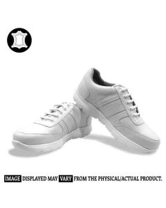 UX LEATHER WHITE OVETT LACEUP SPORTS