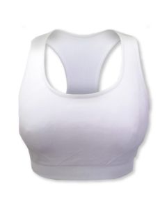 SEAMLESS BRA WHT/ WHT